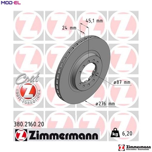 Brake disc 380 2160 for - 2x,