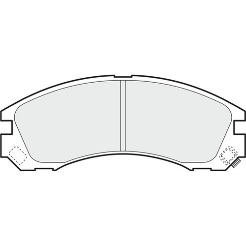Brake pads for - pads, mitsubishi