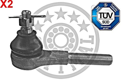 Outer tie rod - rod, 2x