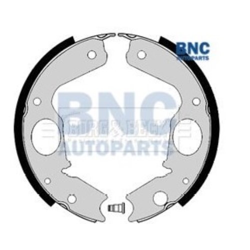 Brake shoes rear set - rear, 4