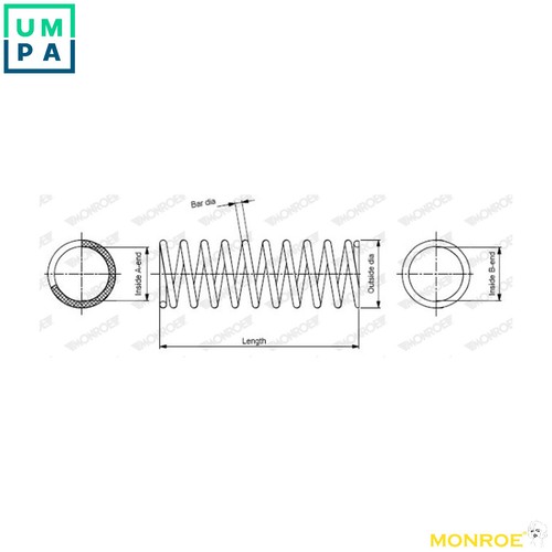 Suspension spring sp3953 for - sp3953,