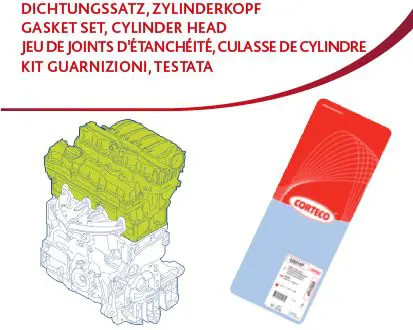 Cylinder head gasket set