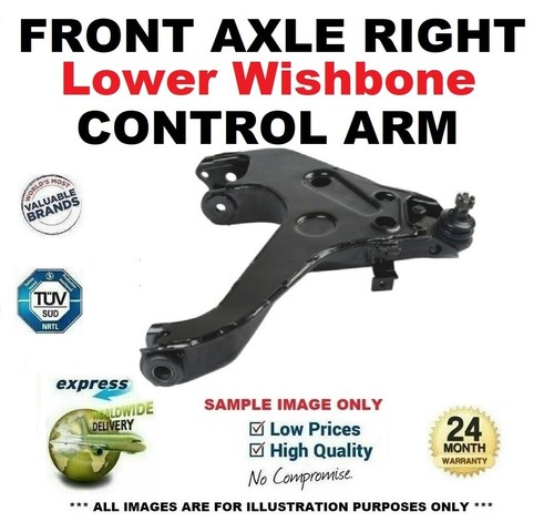 Front right lower control arm - front,