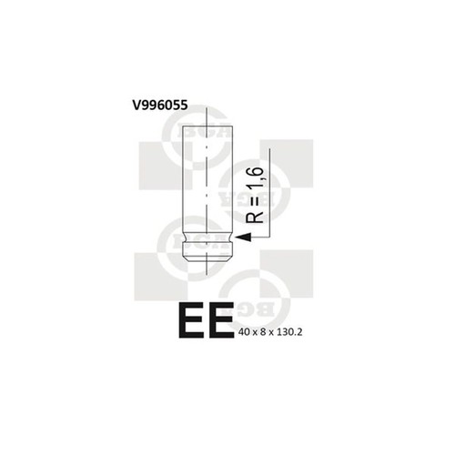 Engine intake valve - engine, fits