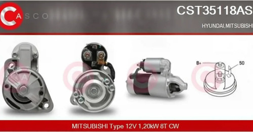 Starter motor clockwise - motor,