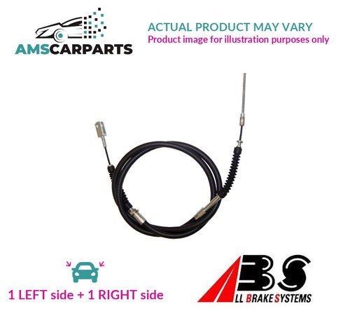 Handbrake cable pair - handbrake, rear