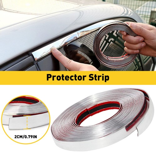 Chrome trim molding strip - 1",