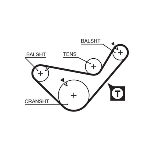 5436xs gates timing belt - 5436xs,