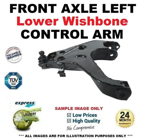 Front axle left lower control - front,